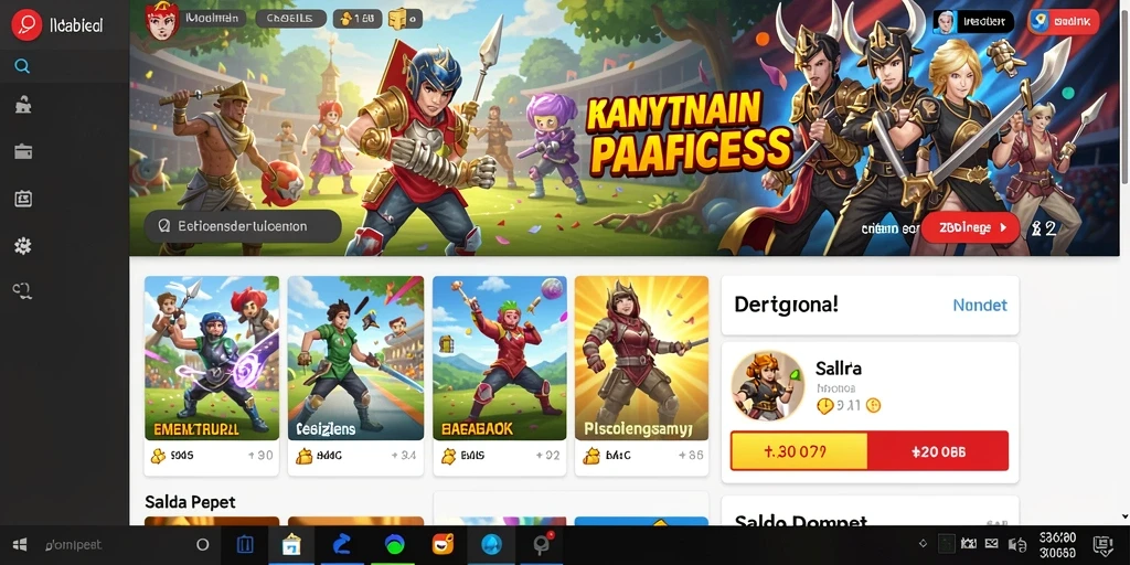 Fitur turnamen dengan hadiah menarik.