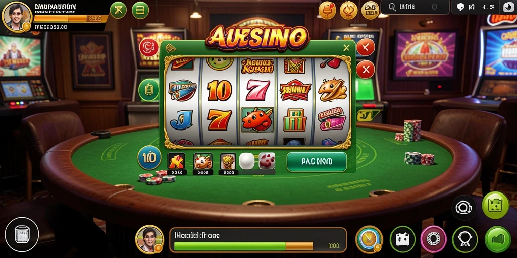 Screenshot dari fitur interaksi lingkungan dalam SURGA55.